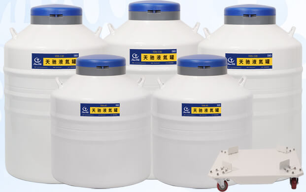 大口徑液氮生物容器都帶花盤么？